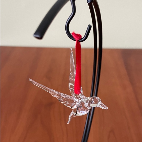 Beautiful Blown Glass Bird Ornament - Picture 4 of 9